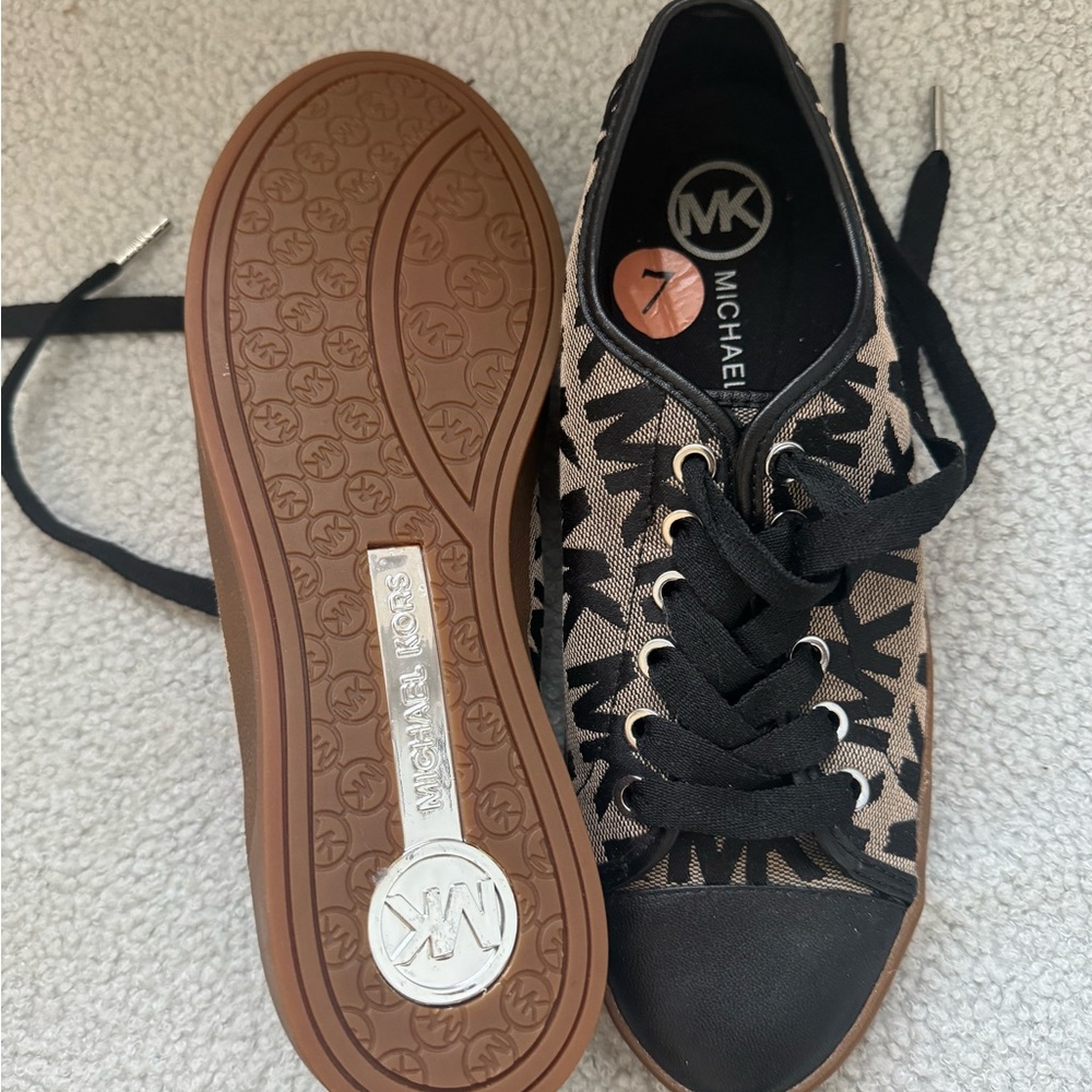 MICHAEL Michael Kors Black and Brown Athletic Shoes - Picture 4 of 4